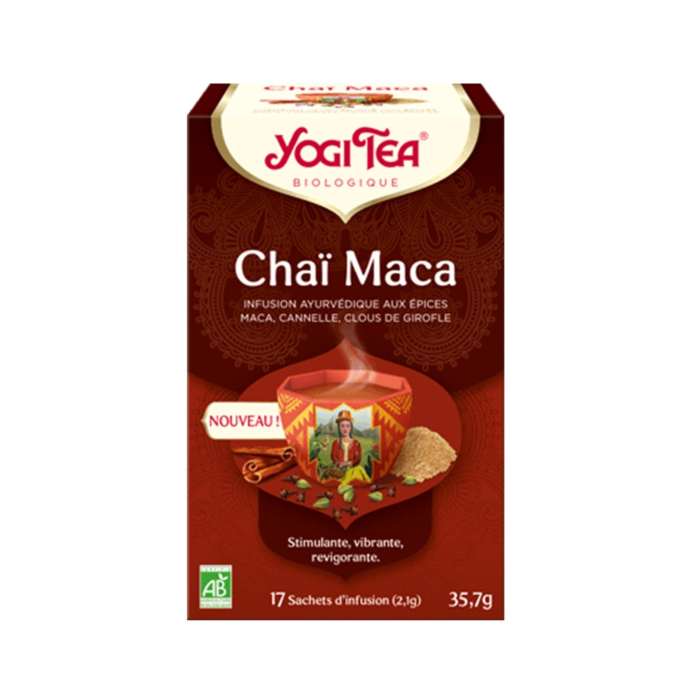 Yogi Tea Infusion Chaï Maca 17 sachets