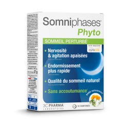 3C Pharma Somniphases Phyto Sommeil perturbé 30 comprimés