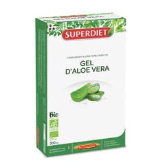 Superdiet Aloe Vera Bio Mucilage 20 Ampoules 15ml