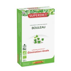 Superdiet Bouleau Bio Elimination Renale 20 Ampoules