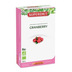 Superdiet Jus De Cranberry Bio 20 Ampoules