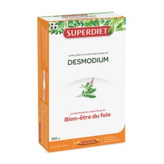 Superdiet Desmodium 20 Ampoules De 15ml