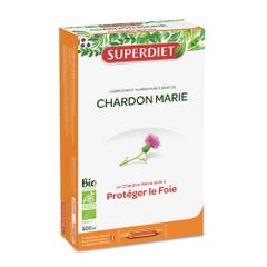 Superdiet Chardon Marie Bio Digestion 20 Ampoules