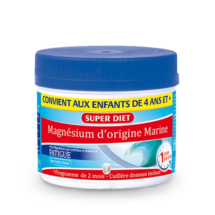 Magnesium D'origine Marine + Vitamine B6 90 Gelules Superdiet