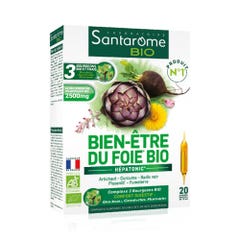 Santarome Bien Etre Du Foie 30 Ampoules + 10 Offertes Bio