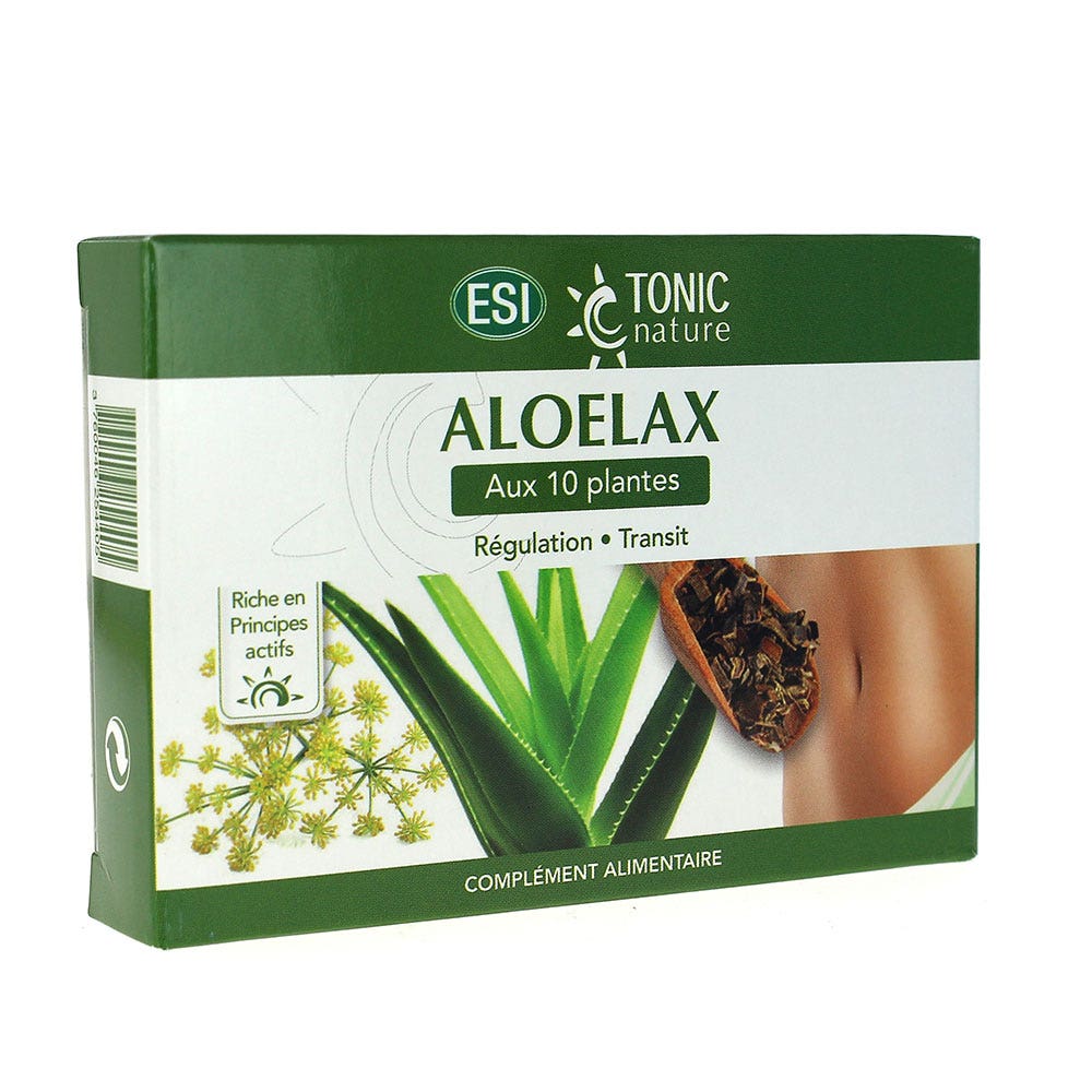 Tonic Nature Transit Aux 10 Herbes 40 Comprimes Aloelax