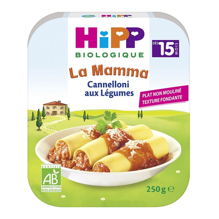 Hipp Assiette Repas Bio La Mamma Des 15 Mois 250g