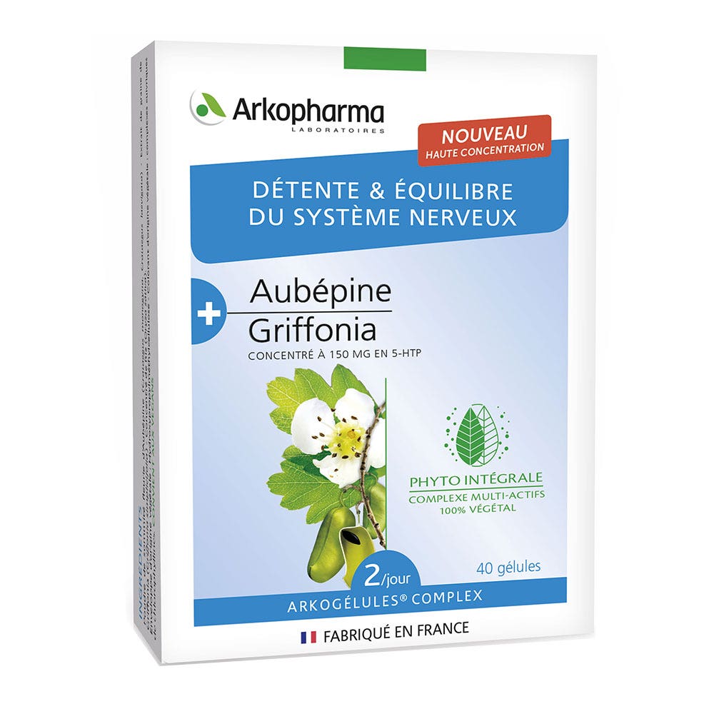 Arkopharma Arkogélules Detente Et Equilibre Du Systeme Nerveux 40 Gelules Complex