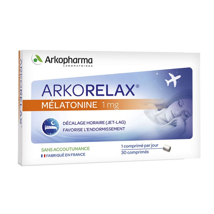 Arkopharma Arkorelax Melatonine 30 Comprimes 1mg