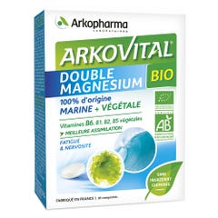 Arkopharma Arkovital Double Magnesium Bio Vitamines Végétales 30 Comprimes
