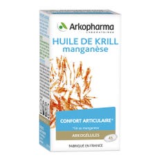 Arkopharma Arkogélules Huile De Krill + Manganese 45 Capsules