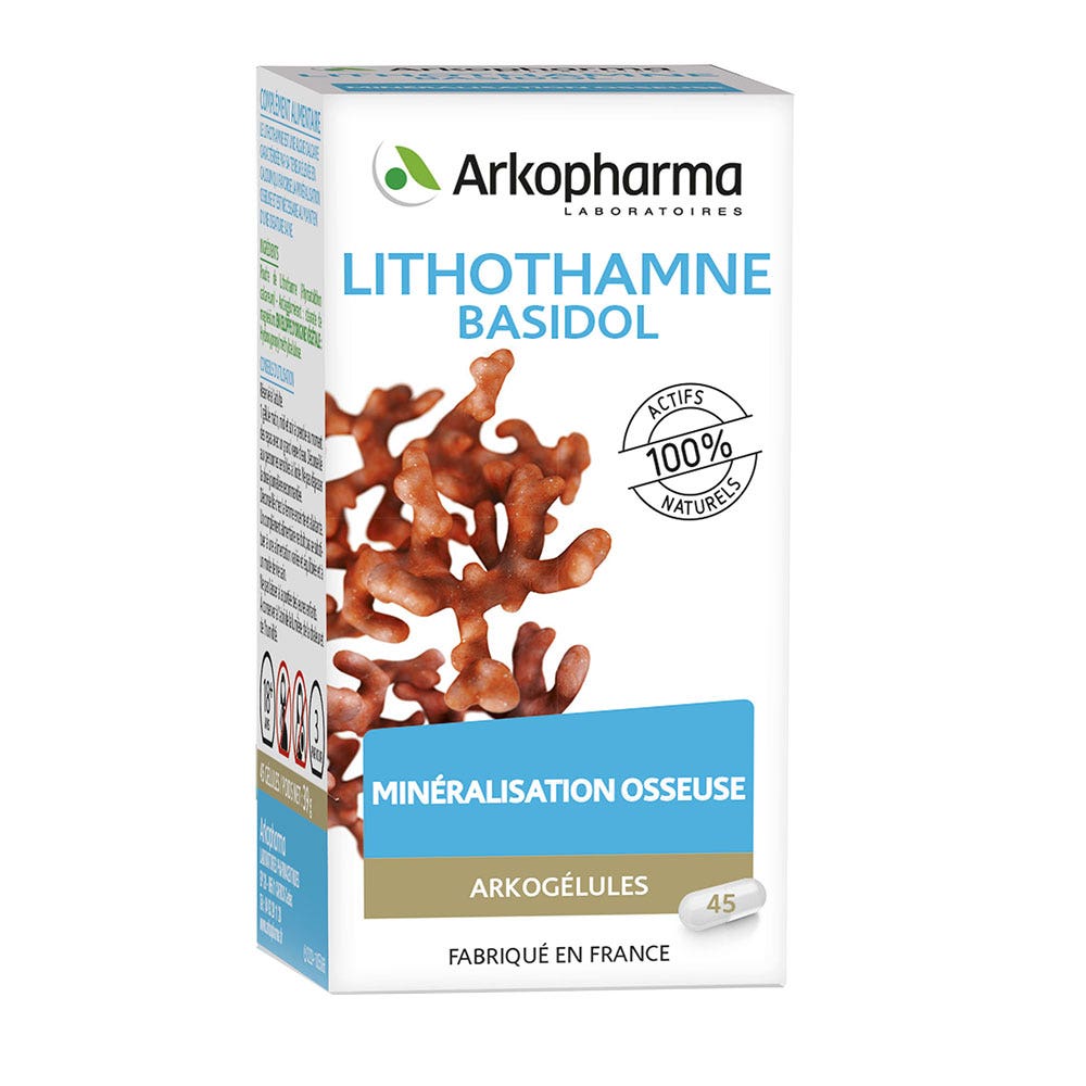 Arkopharma Arkogélules Lithothamne Basidol 45 Gelules