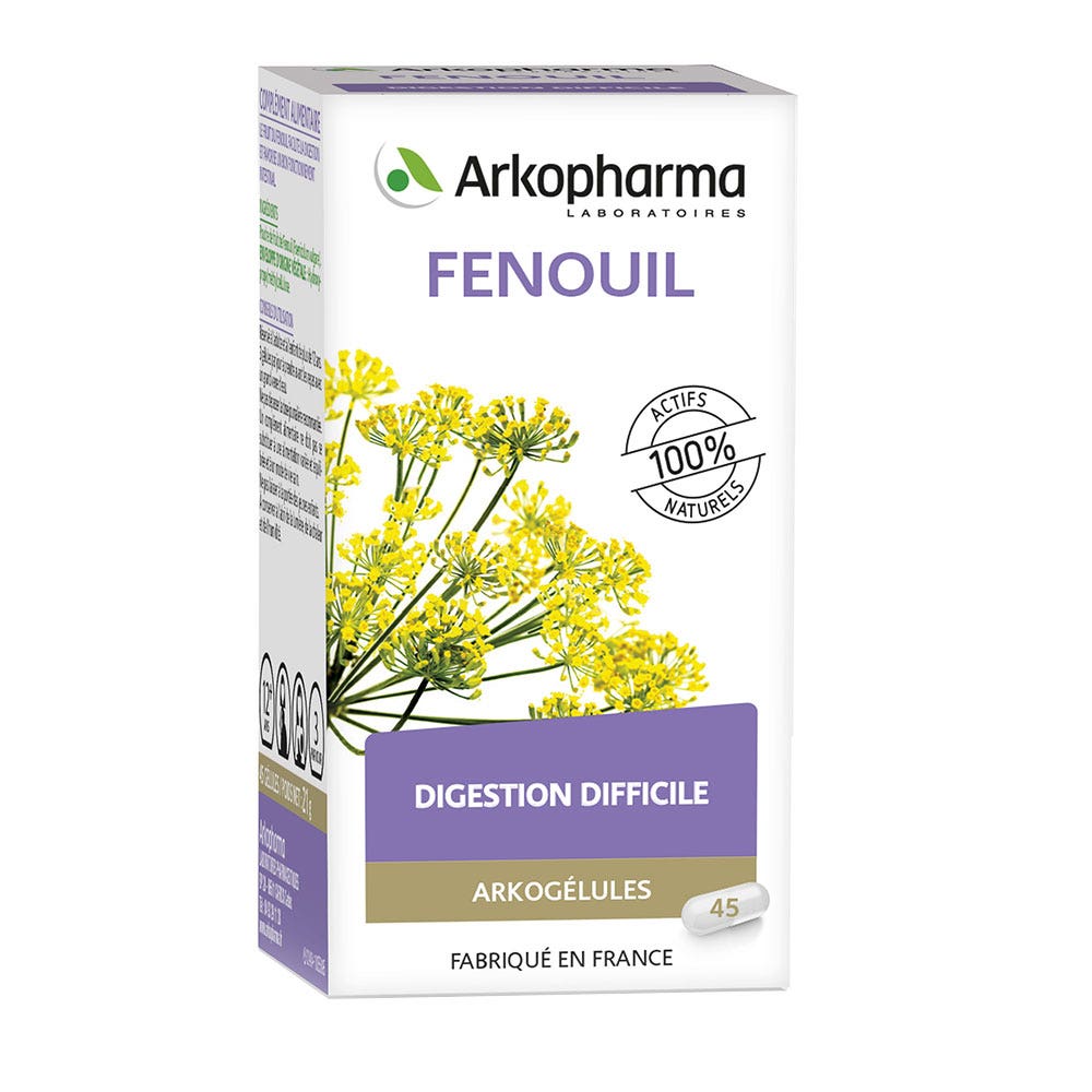 Arkopharma Arkogélules Fenouil 45 Gelules