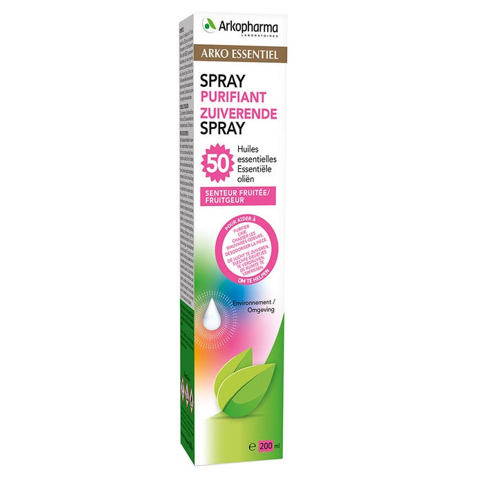 Arkopharma Arkoessentiel Spray Purifiant Aux 50 Huiles Essentielles 200ml