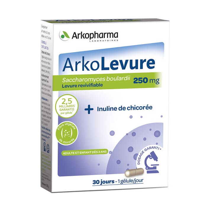 Arkopharma Arkolevure + Inuline 30 Gelules