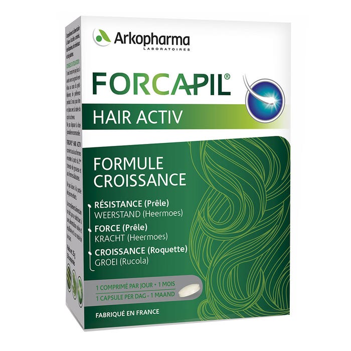 Arkopharma Hair Activ 30 Comprimes Formule Croissance