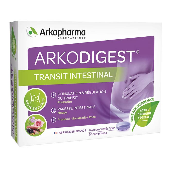 Arkopharma Arkodigest Transit Intestinal 30 Comprimes