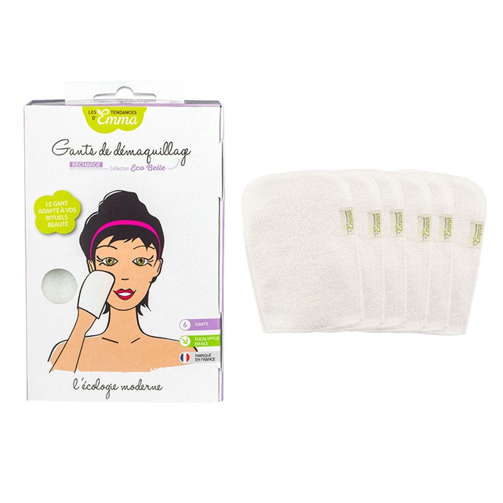 Les Tendances D'Emma Eco Belle Gants De Demaquillage x6