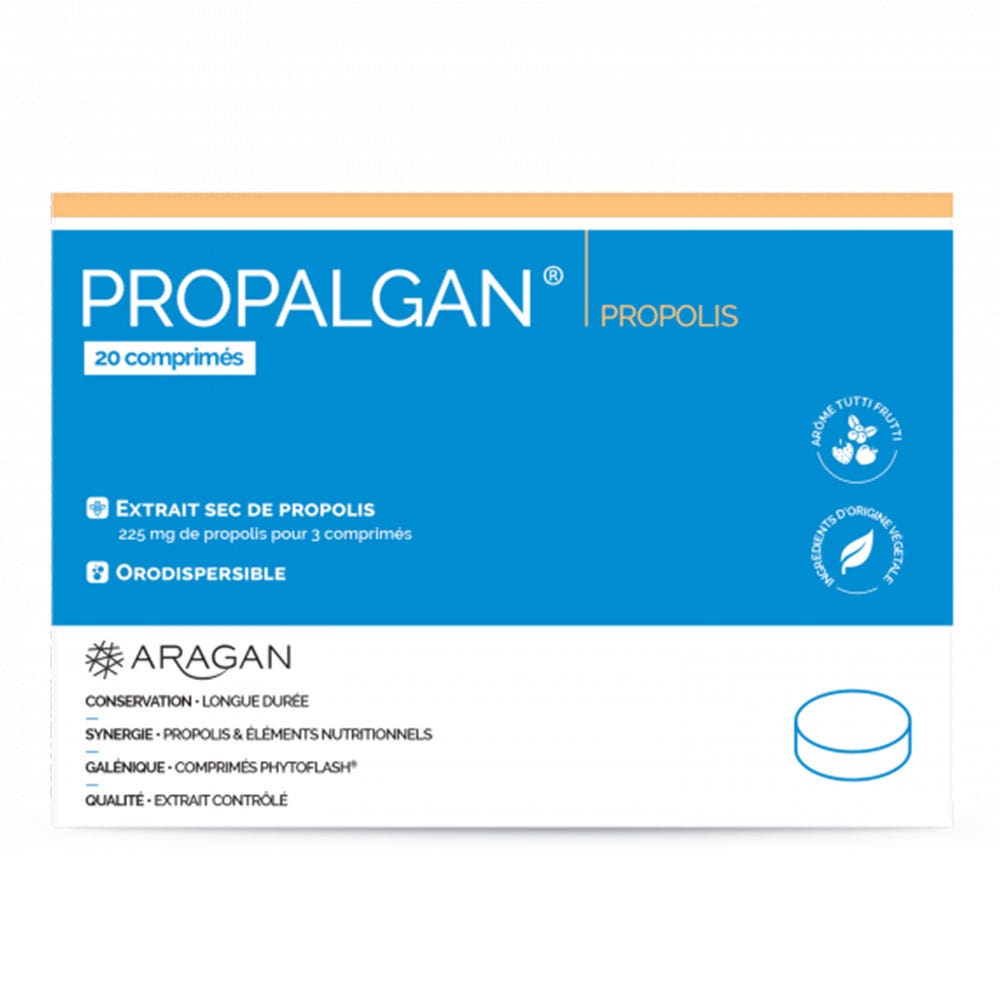 Aragan Propalgan Propolis 20 Comprimes 70 mg