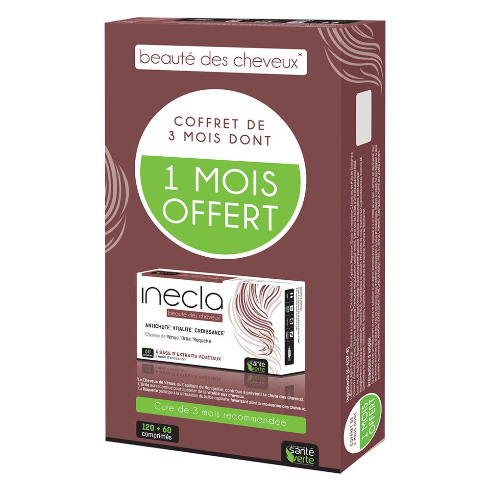 Sante Verte Beaute Des Cheveux 3x60 Comprimes Inecla