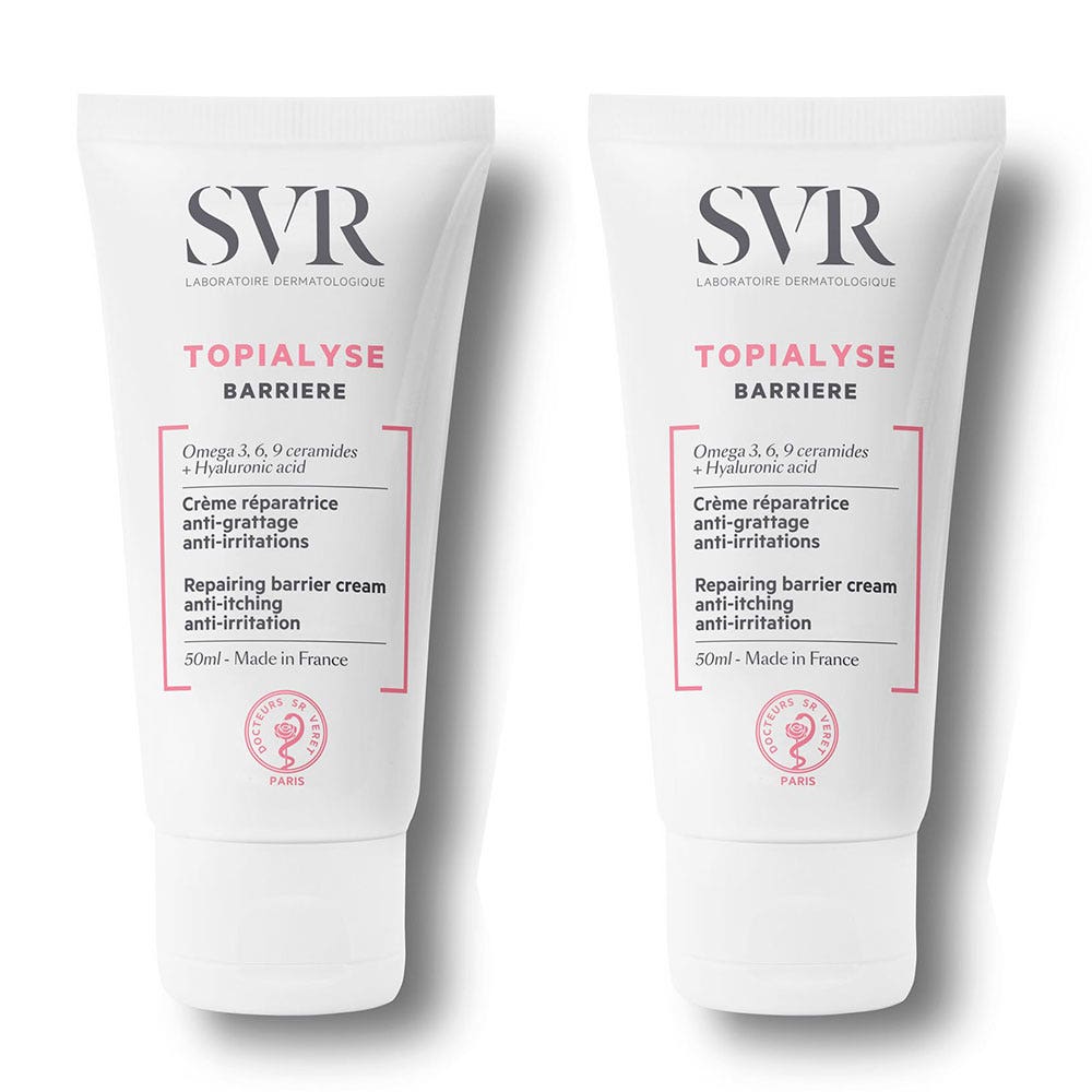 Svr Topialyse Barriere Creme Reparatrice Anti Irritations 2x50ml