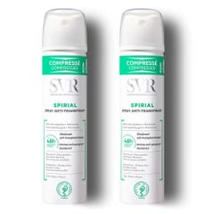 Svr Spirial Spray Anti-transpirant 2x75 ml