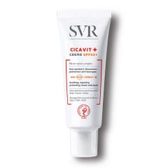 Svr Cicavit+ Creme Soin Apaisant Reparateur Protecteur Anti-marques Spf50+ + 40ml