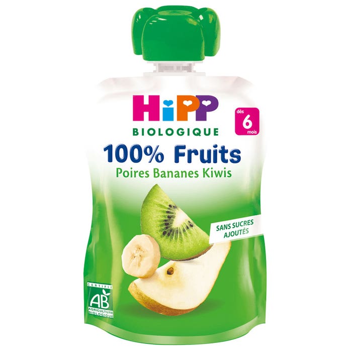 Hipp Gourde 100% Fruits Bio A Partir De 6 Mois 90g
