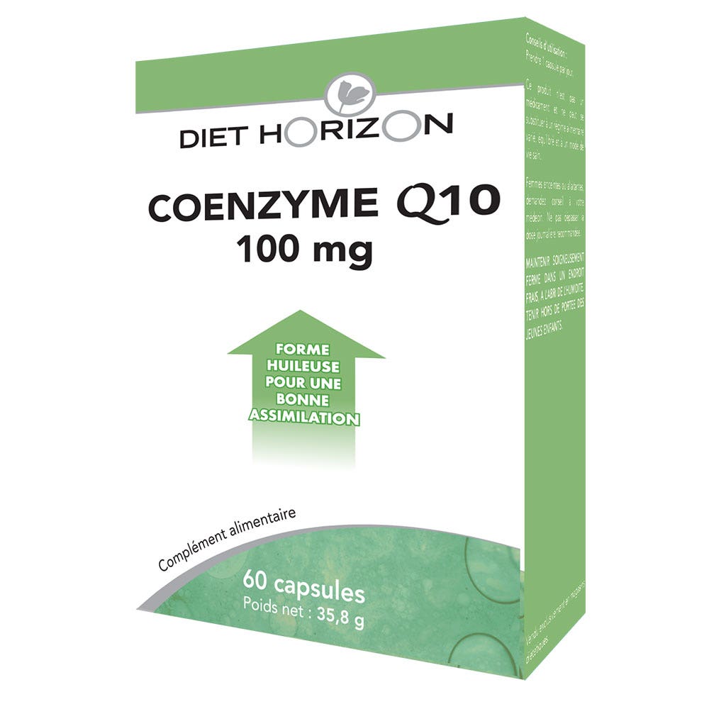 Diet Horizon Coenzyme Q10 60 Capsules 100mg