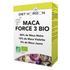 Diet Horizon Maca Force 3 Bio 60 Gelules