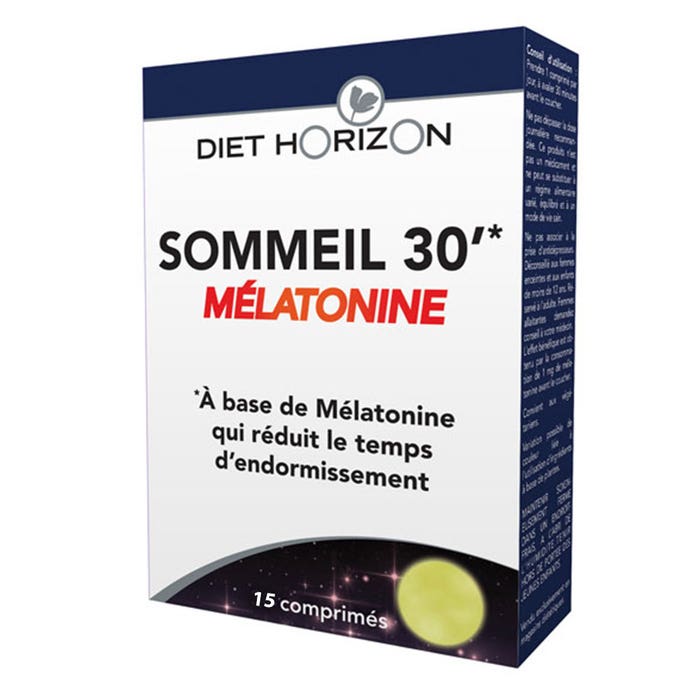 Sommeil 30 Melatonine 15 Comprimes Diet Horizon