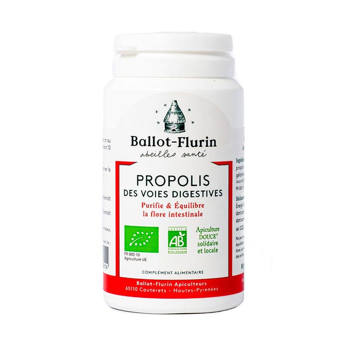 Ballot-Flurin Propolis Des Voies Digestives Bio 80 GELULES