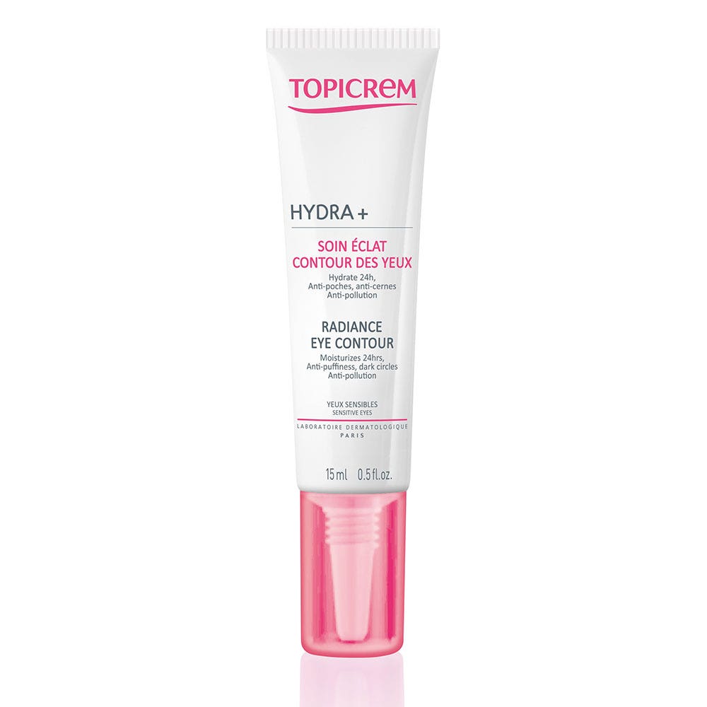 Topicrem Hydra+ Soin Eclat Contour Des Yeux Sensibles 15ml