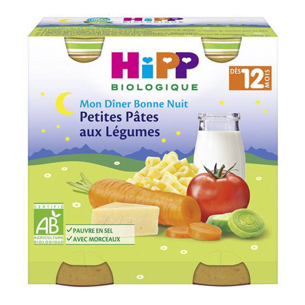 Hipp Menu Mon Diner Bonne Nuit Bio Des 12 Mois 2x250g