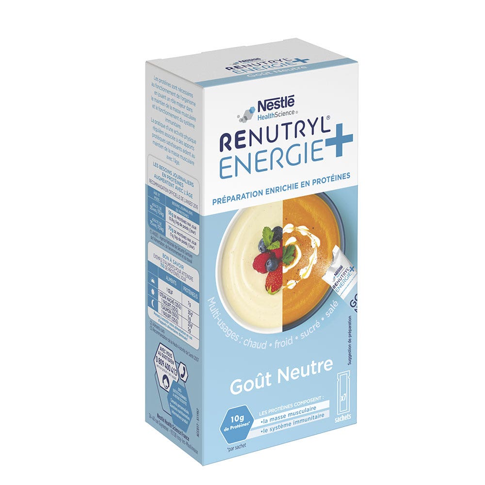 Nestlé HealthScience Renutryl Energie+ Enrichisseur Gout Neutre 77g