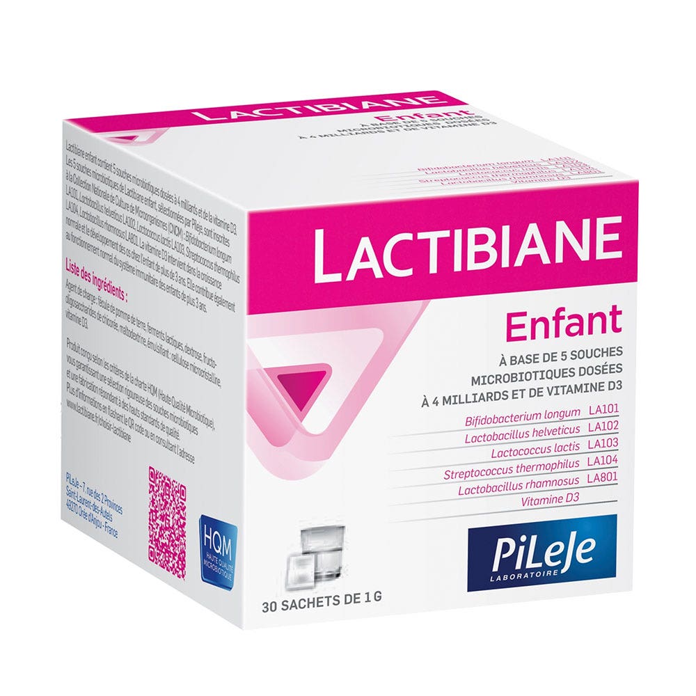 Pileje Lactibiane Réflexe Enfant 30 Sachets