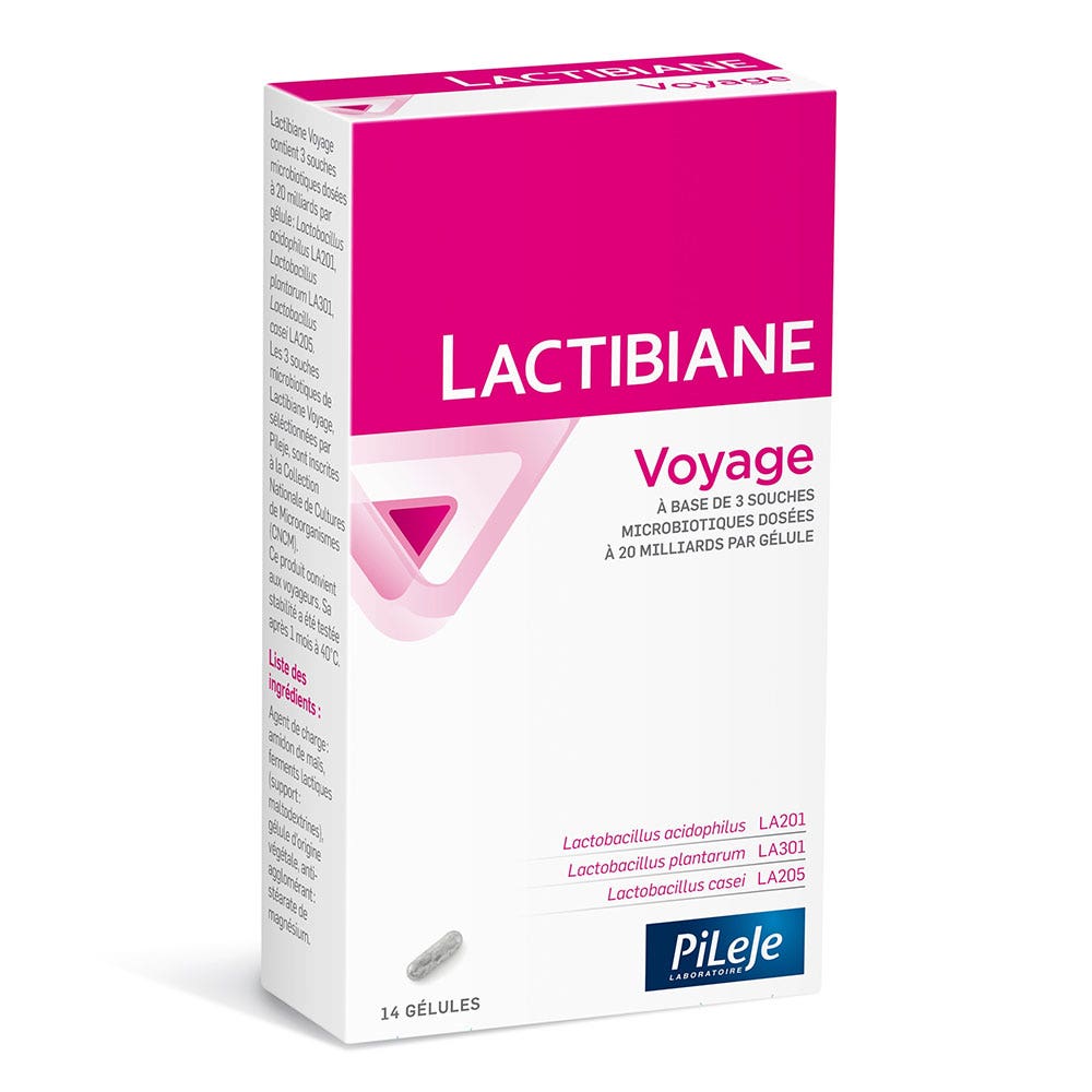 VOYAGE 14 GELULES LACTIBIANE PILEJE