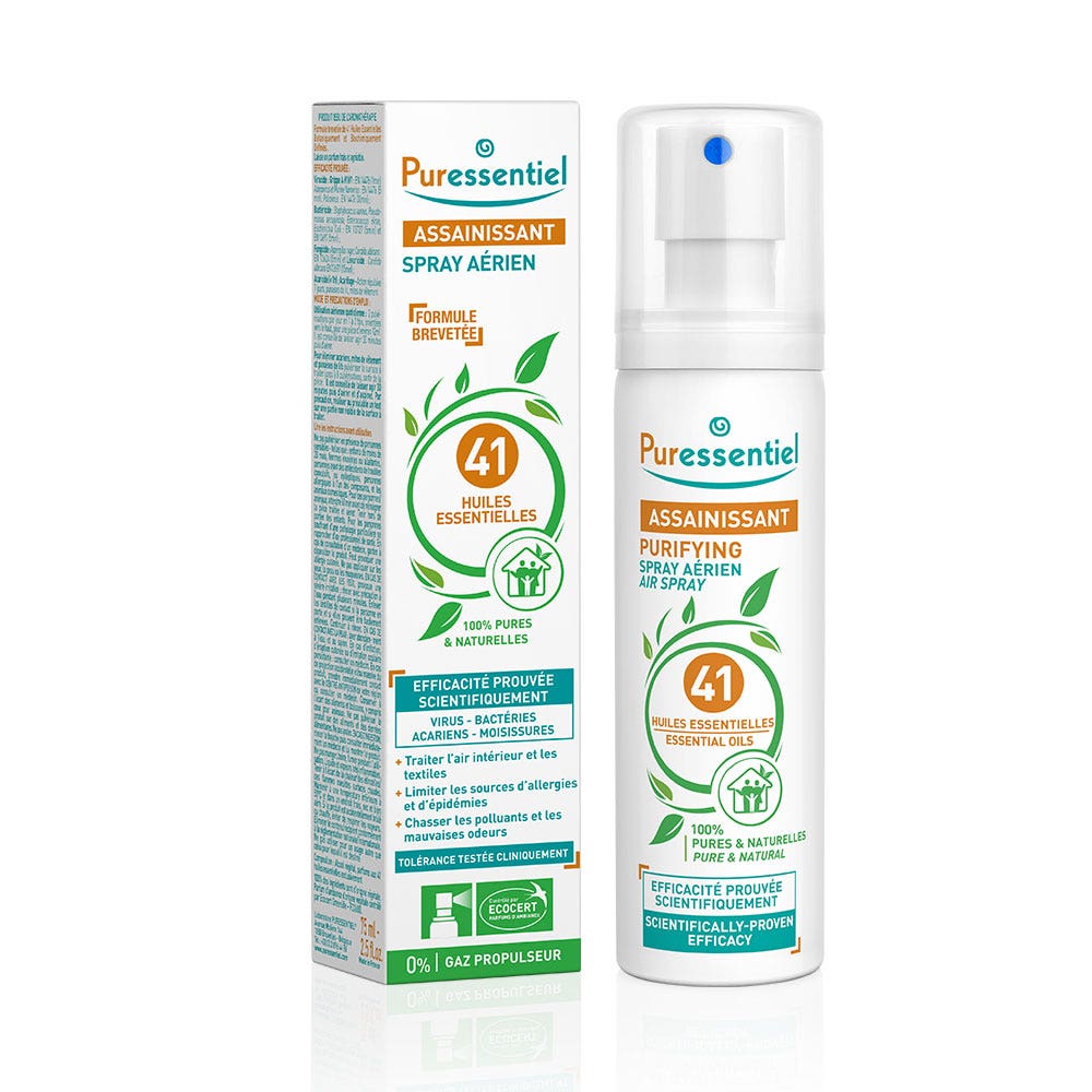 Puressentiel Assainissant Spray Aerien Aux 41 huiles essentielles 75ml