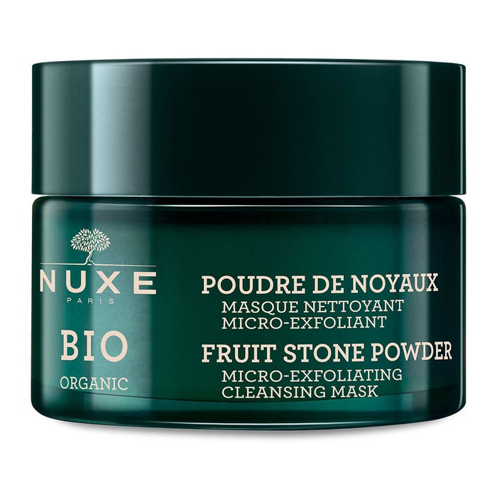 Masque Nettoyant Micro Exfoliant Poudre De Noyaux 50ml Bio Nuxe