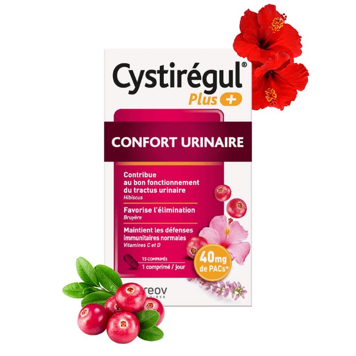 Confort Urinaire 15 Comprimes Cystiregul Plus Nutreov