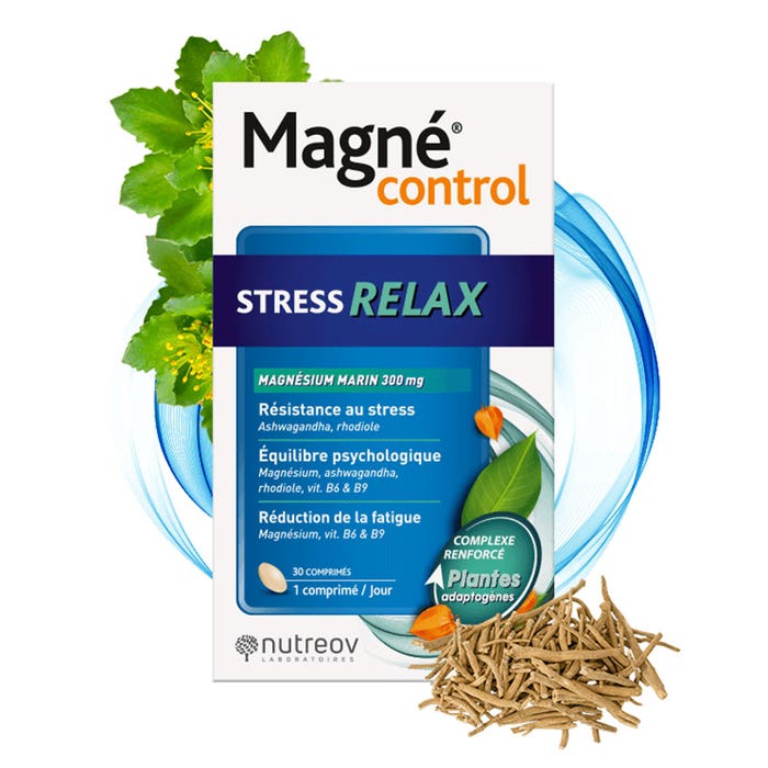 Nutreov Magnécontrol Stress Relax 30 Comprimes