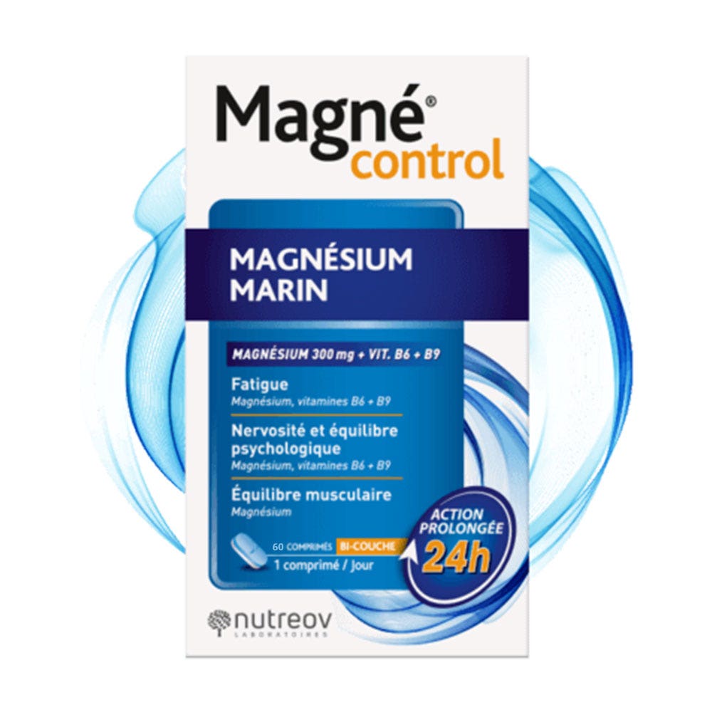 Nutreov Magnécontrol Magnésium Marin 60 Comprimés