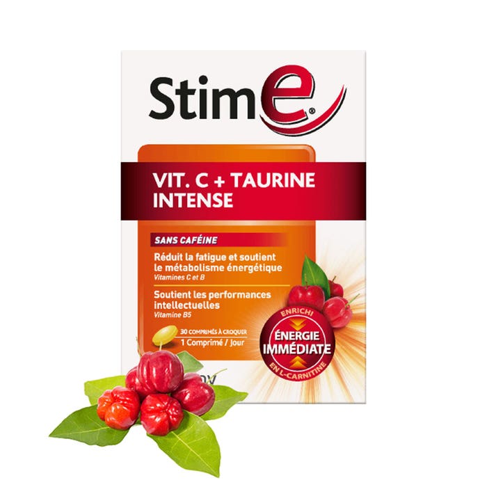 Vitamine C + Taurine Intense 30 Comprimes Stime Nutreov