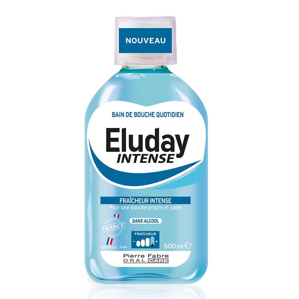 Eluday Bain De Bouche Quotidien Fraîcheur Intense 500ml