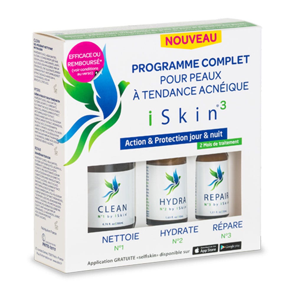 Skills Sante Programme Complet Pour Peaux A Tendance Acneique Iskin