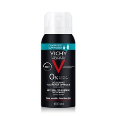 Vichy Déodorant Spray Compresse Tolérance Optimale 48h Peau Sensible 100ml