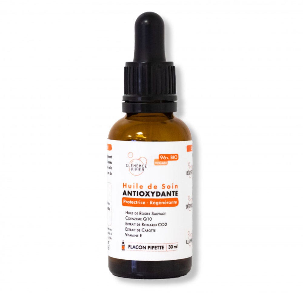 Clemence&Vivien Huile De Soin Antioxydante Protectrice Regenerante Q10 30ml