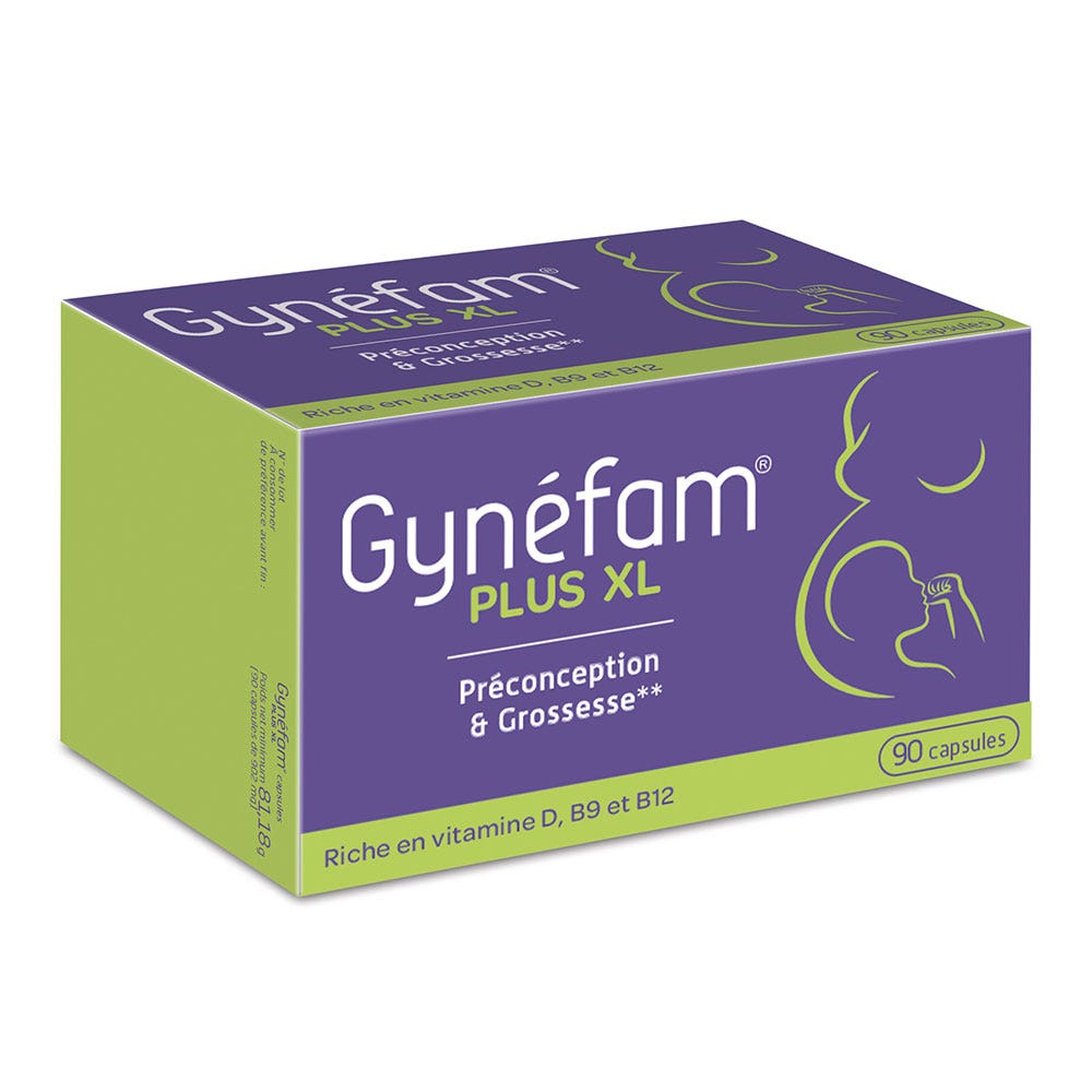 Effik Preconception Et Grossesse 90 Capsules Gynefam Plus Xl