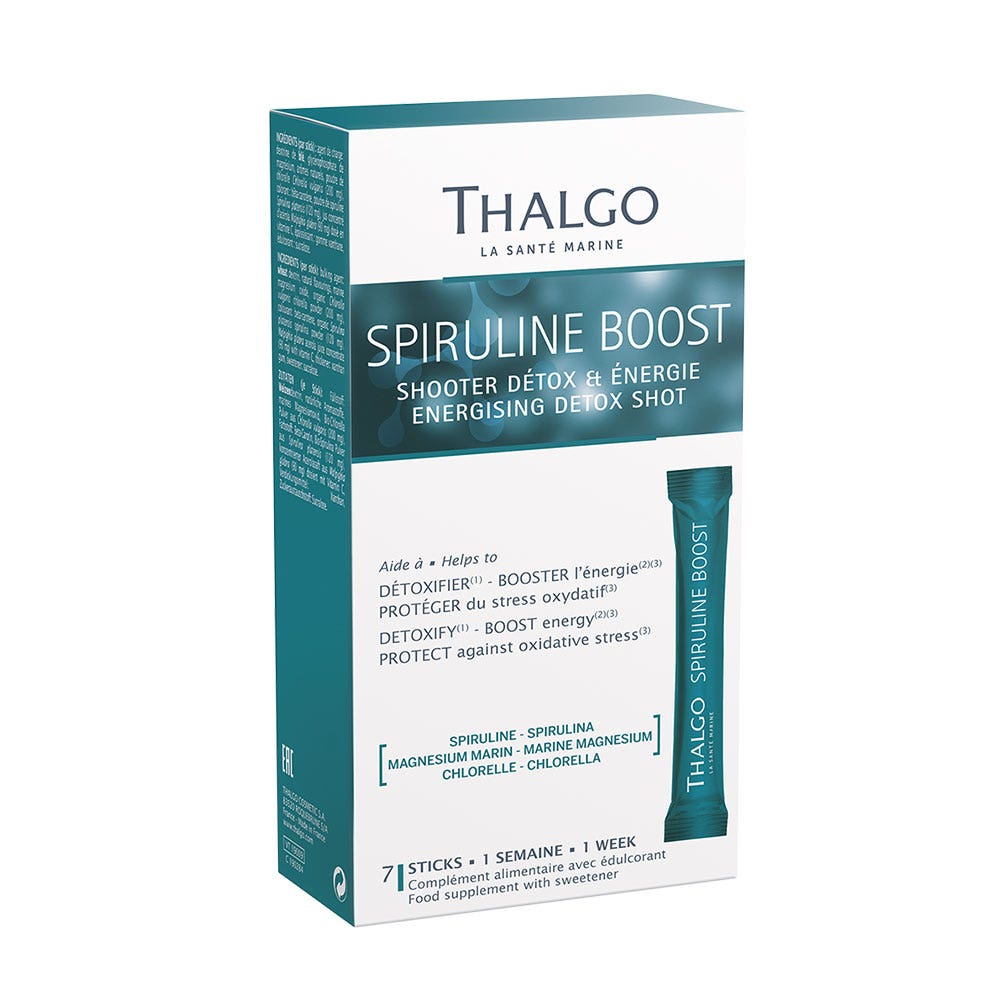 SHOOTER DETOX & ENERGIE STICK 7X5G SPIRULINE BOOST THALGO