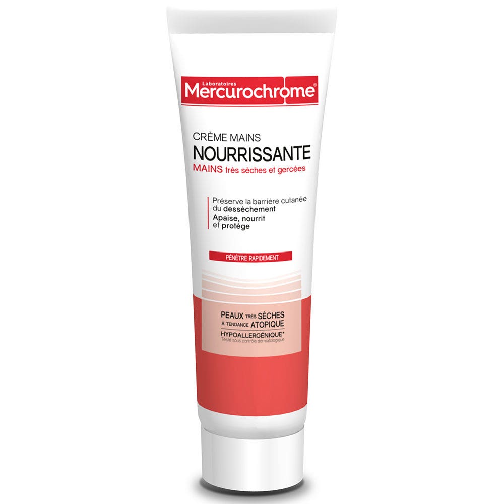 Mercurochrome Creme Mains Nourrissante Juvasante 75ml